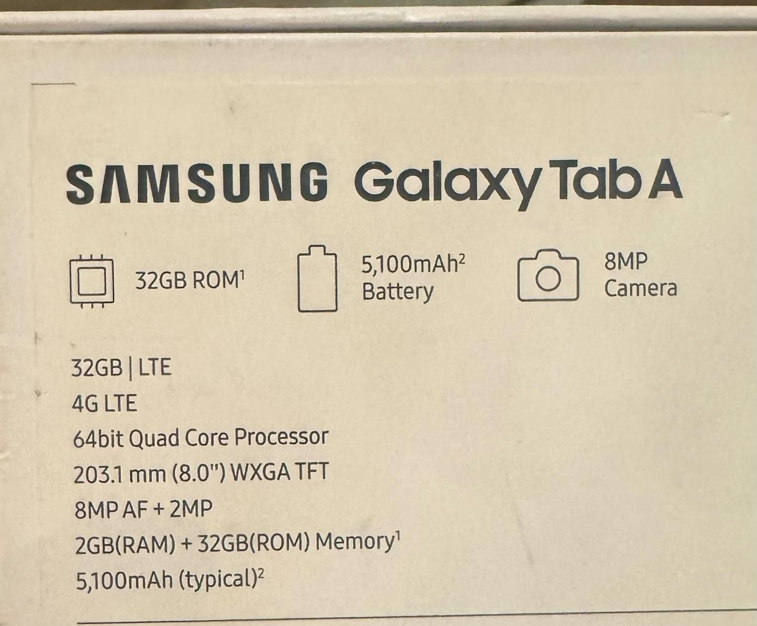 تبلت مدل Galaxy Tab A 8.0سیم‌کارت خور آکبند T295|تبلت|تهران, دارآباد|دیوار