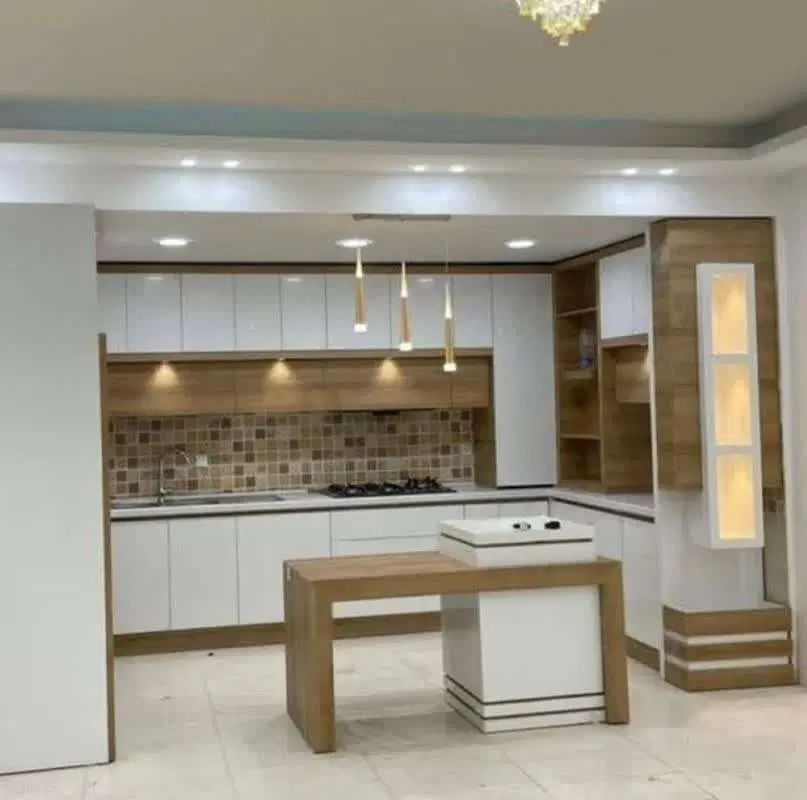 کابینت آشپزخانه احمدی تمام چوب با کیفیت بالا|مصالح و تجهیزات ساختمان|دوگنبدان, |دیوار