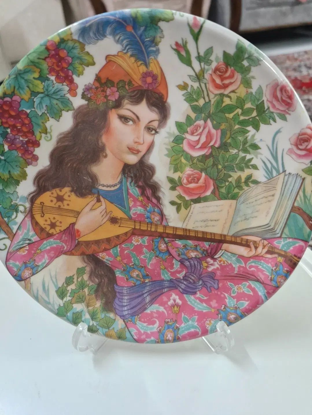 دیس گرد دختر تارزن ۴۰ در ۴۰ سانت جنس محکم|صنایع دستی و سایر لوازم تزئینی|تهران, اباذر|دیوار