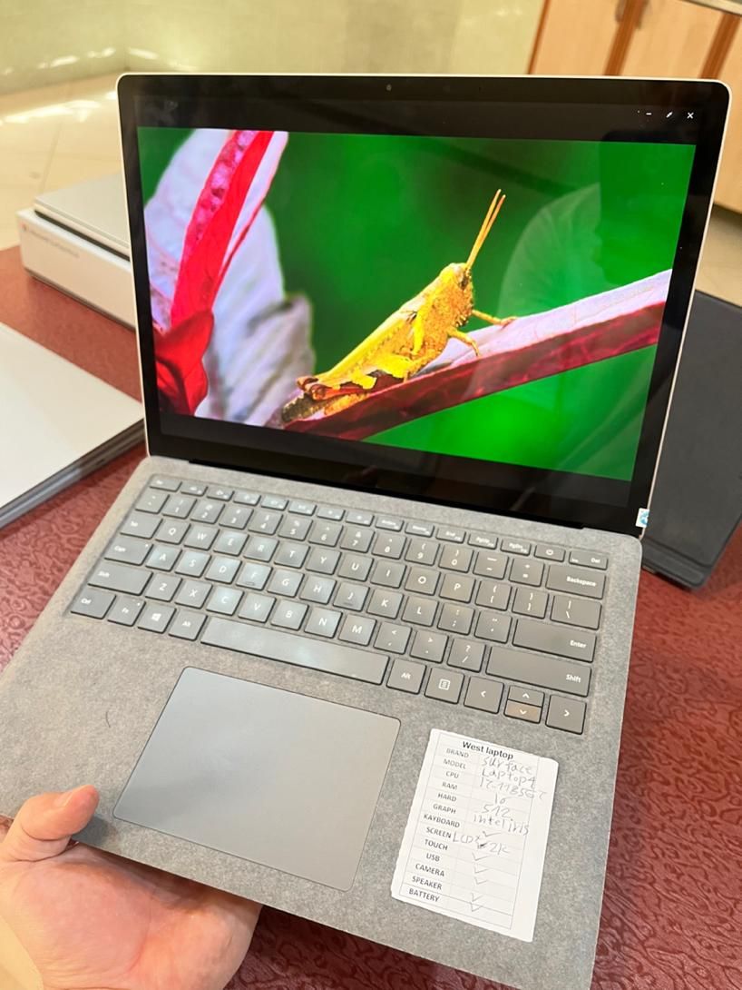 سرفیس لپتاپ surface laptop 4 i7|رایانه همراه|اصفهان, ملاصدرا|دیوار
