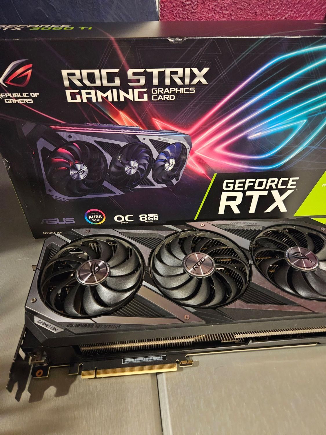 Asus Rog Strix 3060ti|قطعات و لوازم جانبی رایانه|کیش, |دیوار
