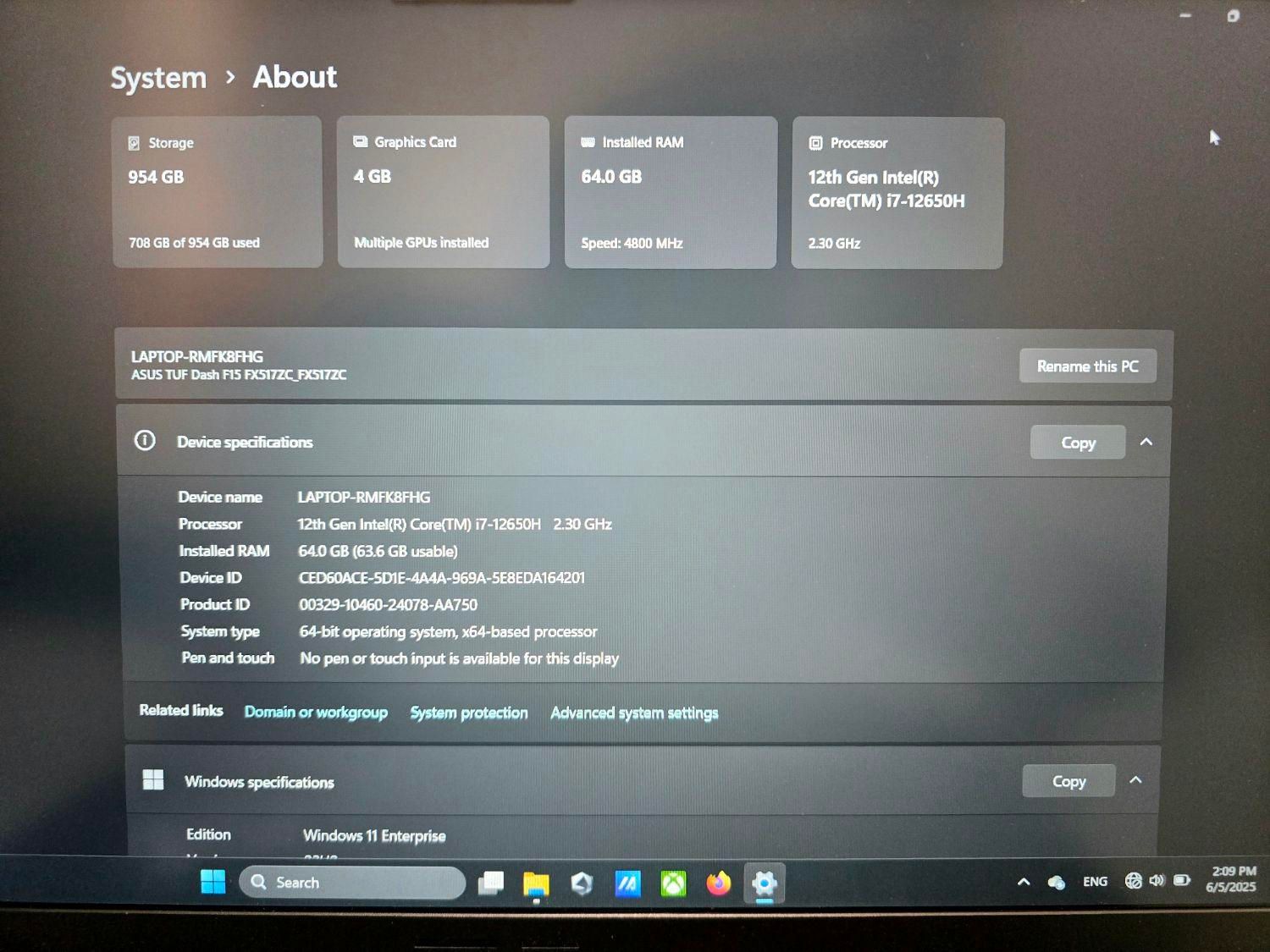 لپ تاپ Asus TUF|رایانه همراه|تهران, سهروردی|دیوار