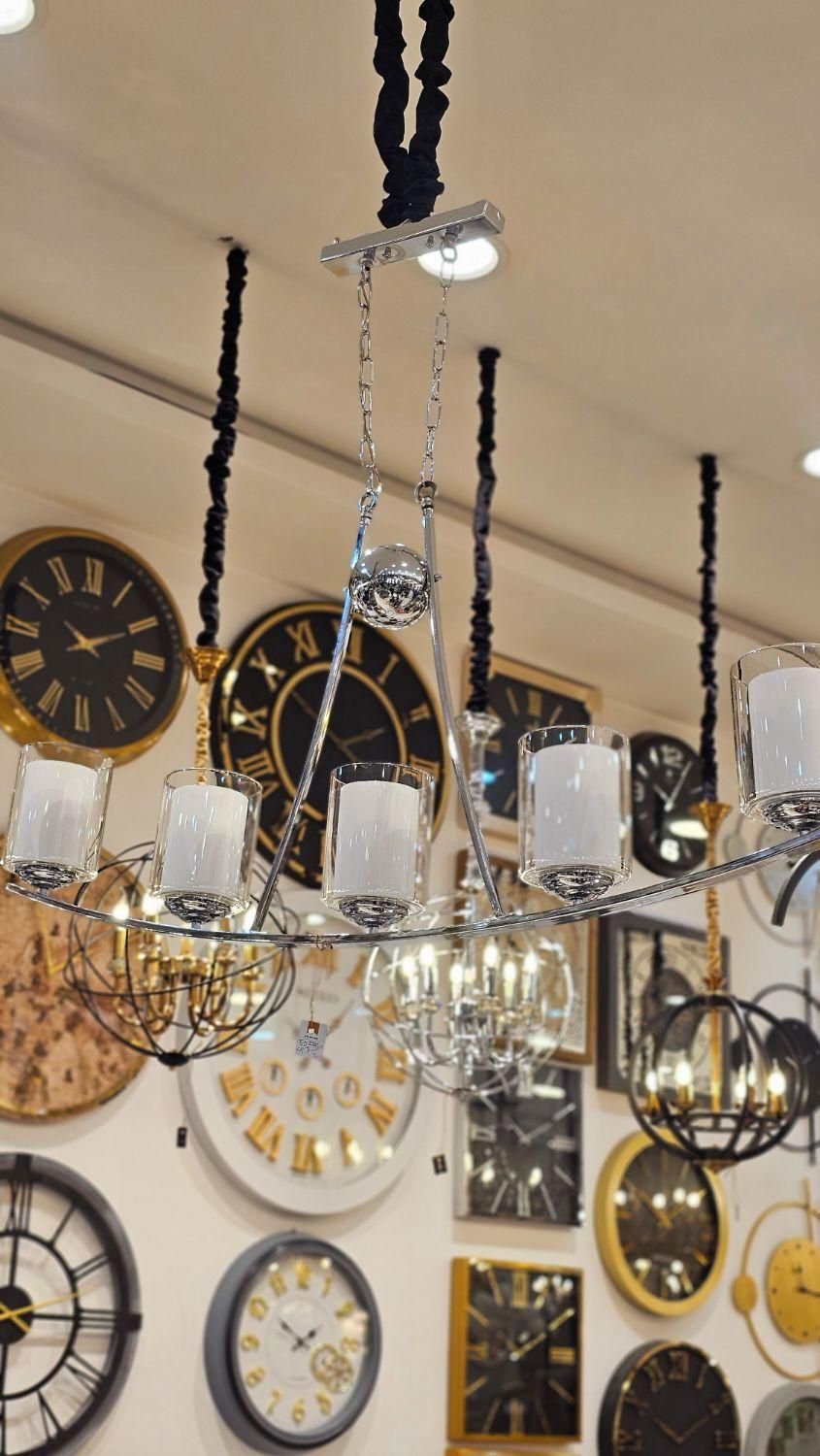 لوستر لاینر خطی 5 شعله برند کارتهران عمده و تک|لوستر و چراغ آویز|مشهد, توس (بلوار توس)|دیوار