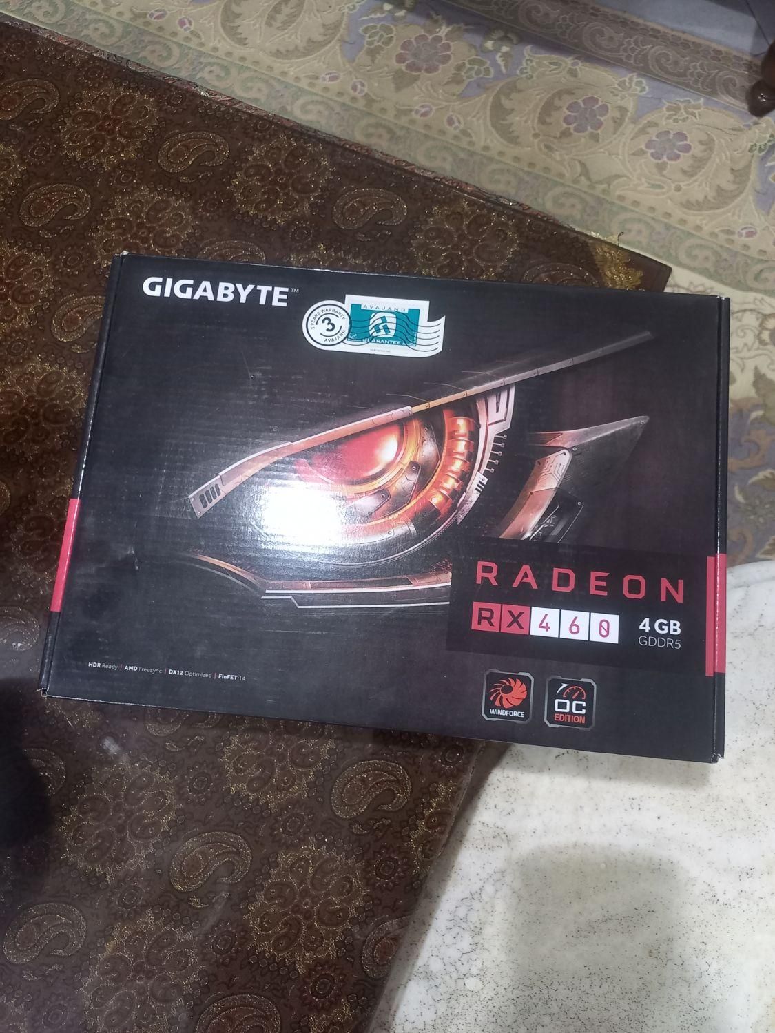 rx 460 4GB gigabyte|قطعات و لوازم جانبی رایانه|تهران, منیریه|دیوار