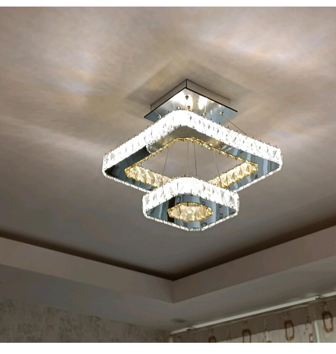 لوستر الماس.کهکشانی مربع .AC light|لوستر و چراغ آویز|تهران, سنگلج (شاپور)|دیوار