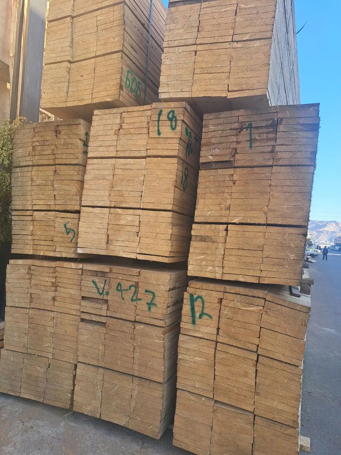 تخته بنایی  بشکه  نردبان چوبی پلای وود  OSB فرغون|مصالح و تجهیزات ساختمان|خاوران, |دیوار