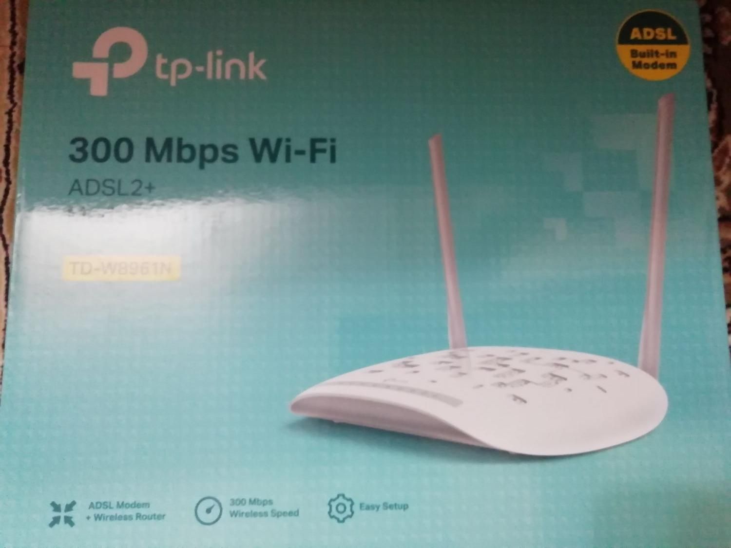 مودم Tp link مدل TD-w8961n واقعا در حد نو و کم کار|مودم و تجهیزات شبکه|مشهد, امام خمینی|دیوار