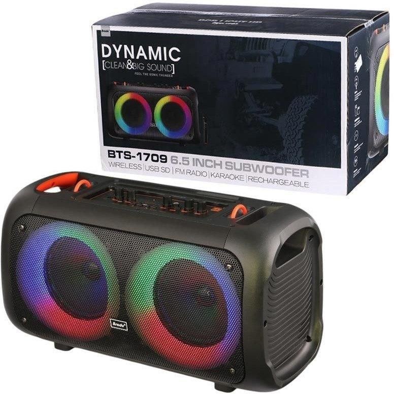 اسپیکرقابل حمل برودو مدل BTS1709 همراه با میکروفون|سیستم صوتی خانگی|سیرجان, |دیوار