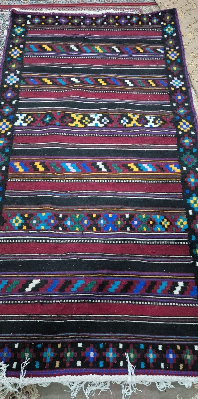 گلیم فرش سنتی|گلیم، جاجیم، گبه|زرند, |دیوار