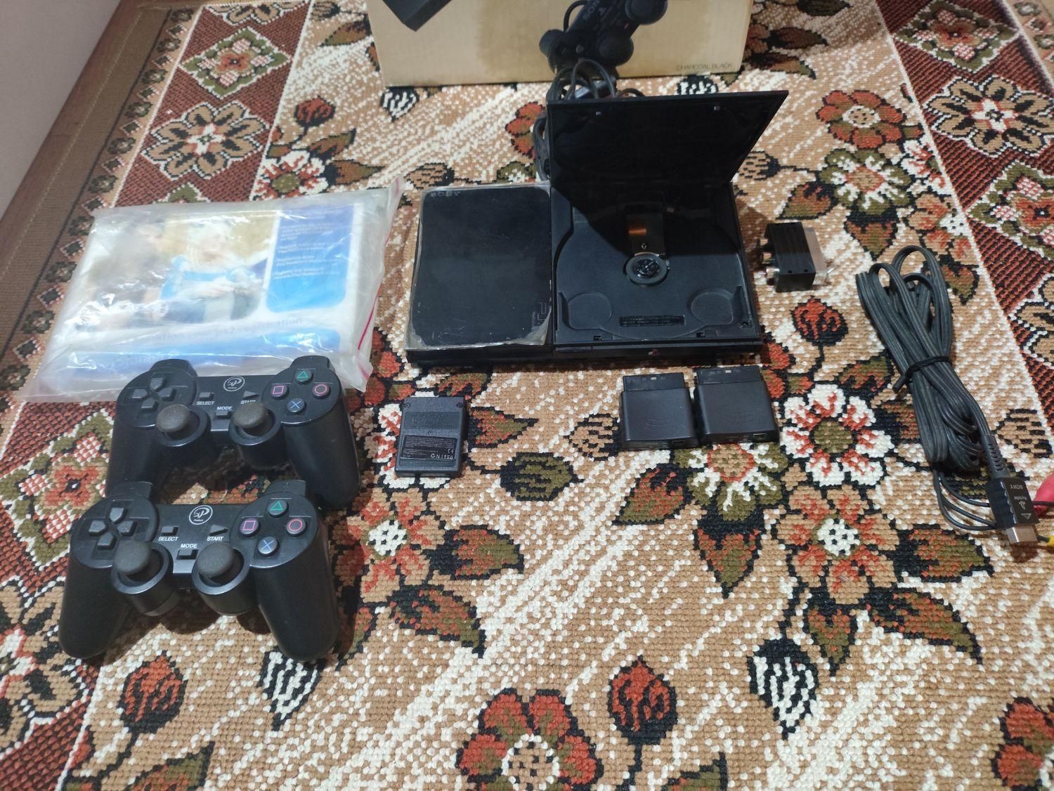 PlayStation 2 دسته فابریک بیسیم|کنسول، بازی ویدئویی و آنلاین|رشت, یخسازی|دیوار