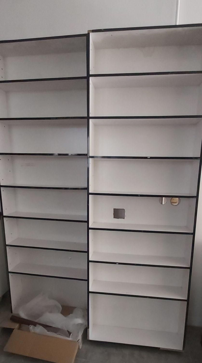 قفسه mdf|کتابخانه، شلف، قفسه‌های دیواری|خرم‌آباد, |دیوار