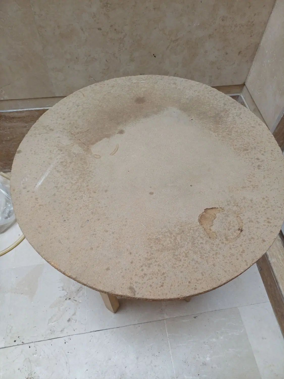 میز عکس چوبی دایره ای|مبلمان خانگی و میز عسلی|تهران, آبشار تهران (دریاچه)|دیوار