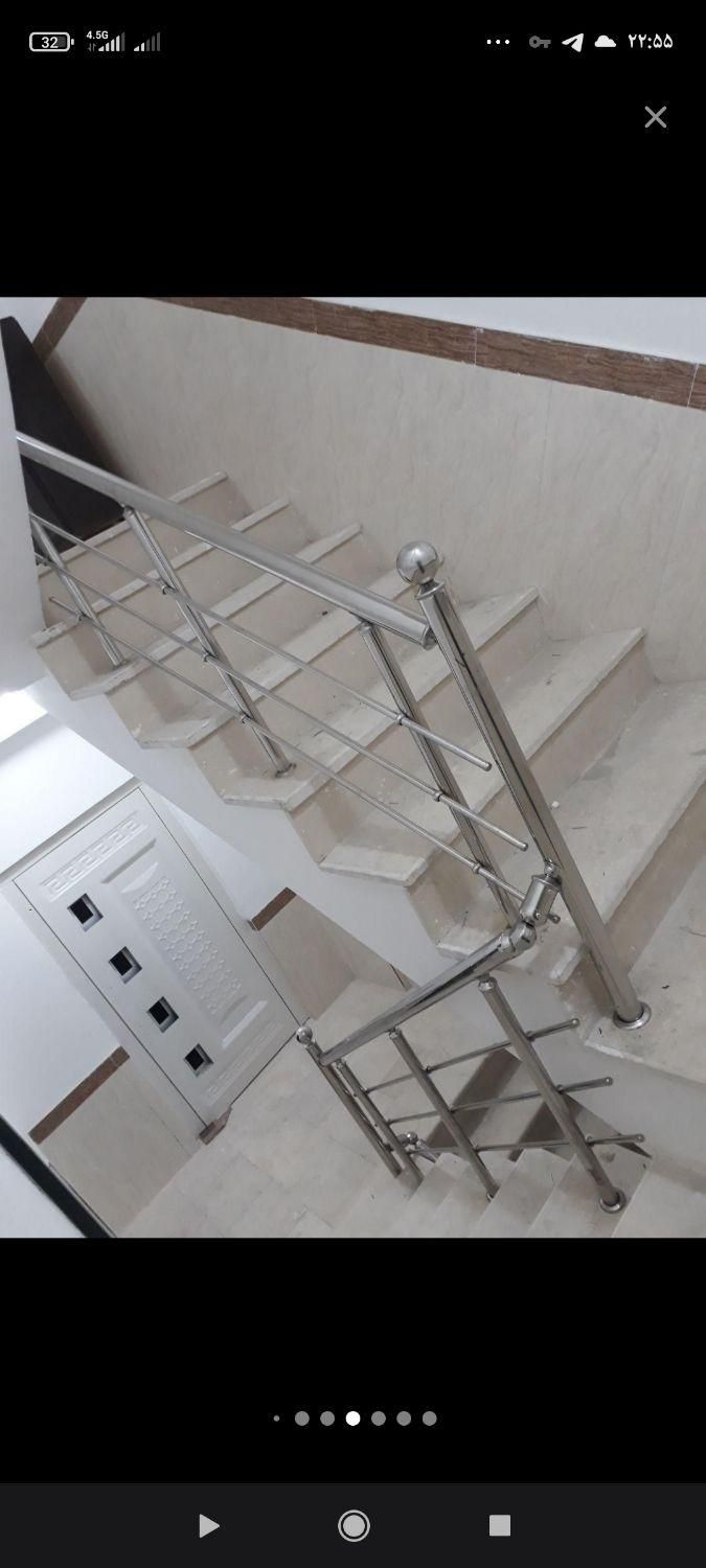 نرده استیل و آلومینیوم با ضمانت 10سال|مصالح و تجهیزات ساختمان|دهگلان, |دیوار