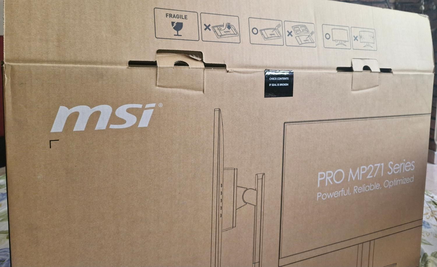 مانیتور  msi بیست و هفت اینچ|قطعات و لوازم جانبی رایانه|تهران, گیشا (کوی نصر)|دیوار