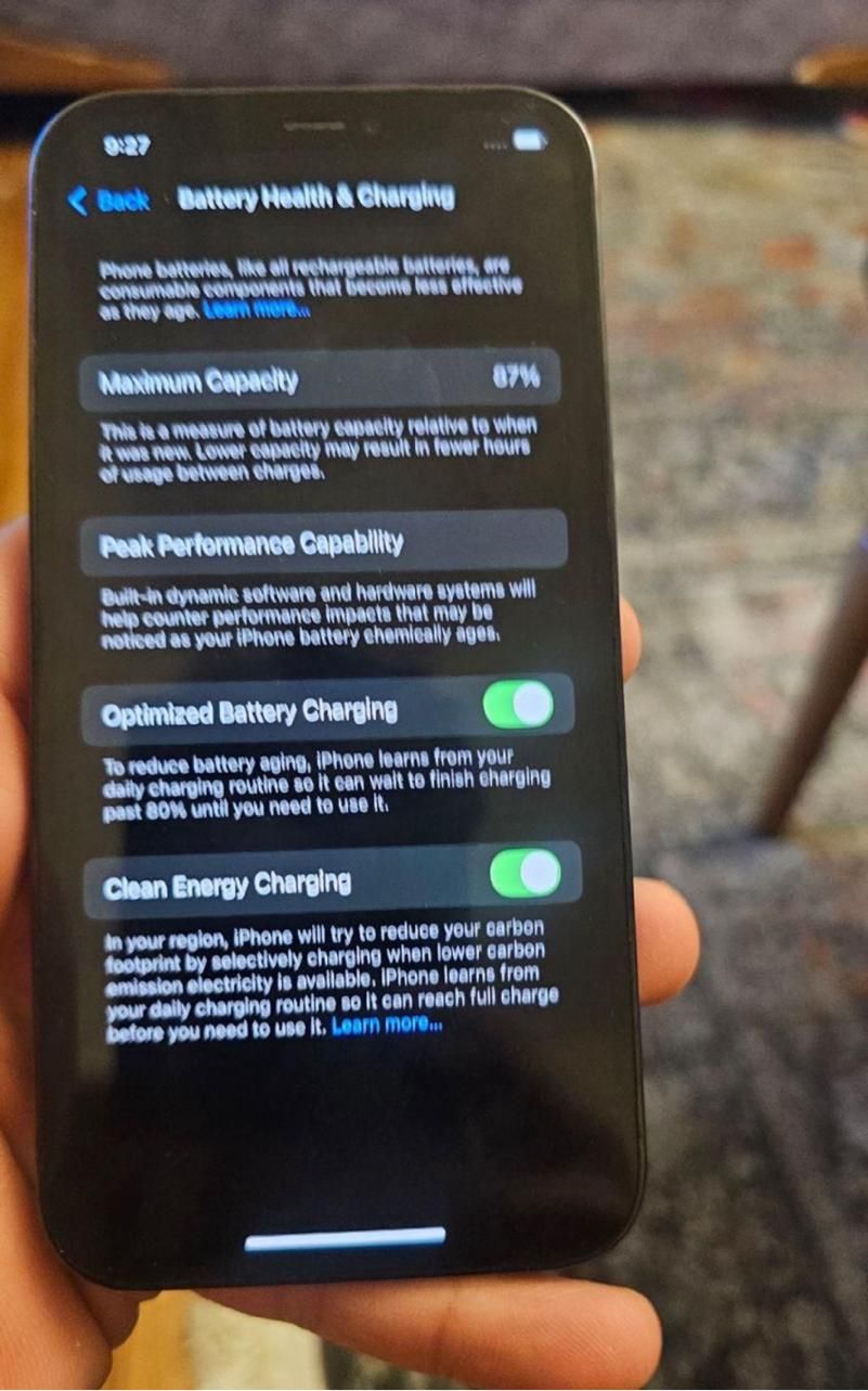 اپل iPhone 12 Pro ۲۵۶/zaa/87%|موبایل|همدان, |دیوار