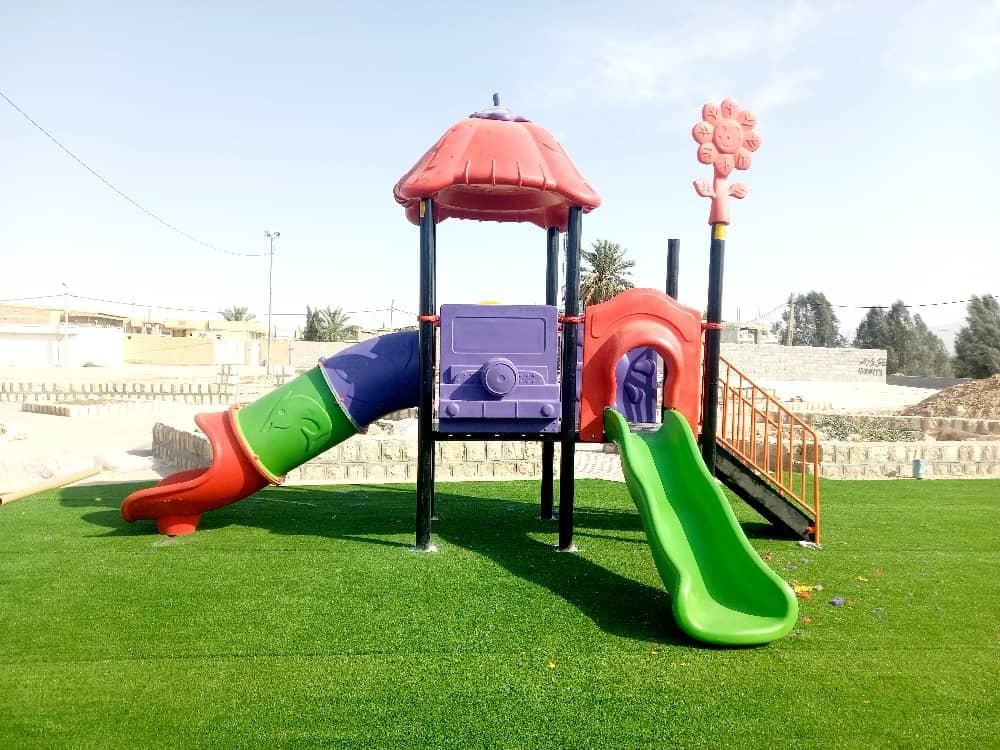 بازی کودکانه پارکی تاب دوقلو چرخونک|اسباب‌بازی بچه|مهر, |دیوار