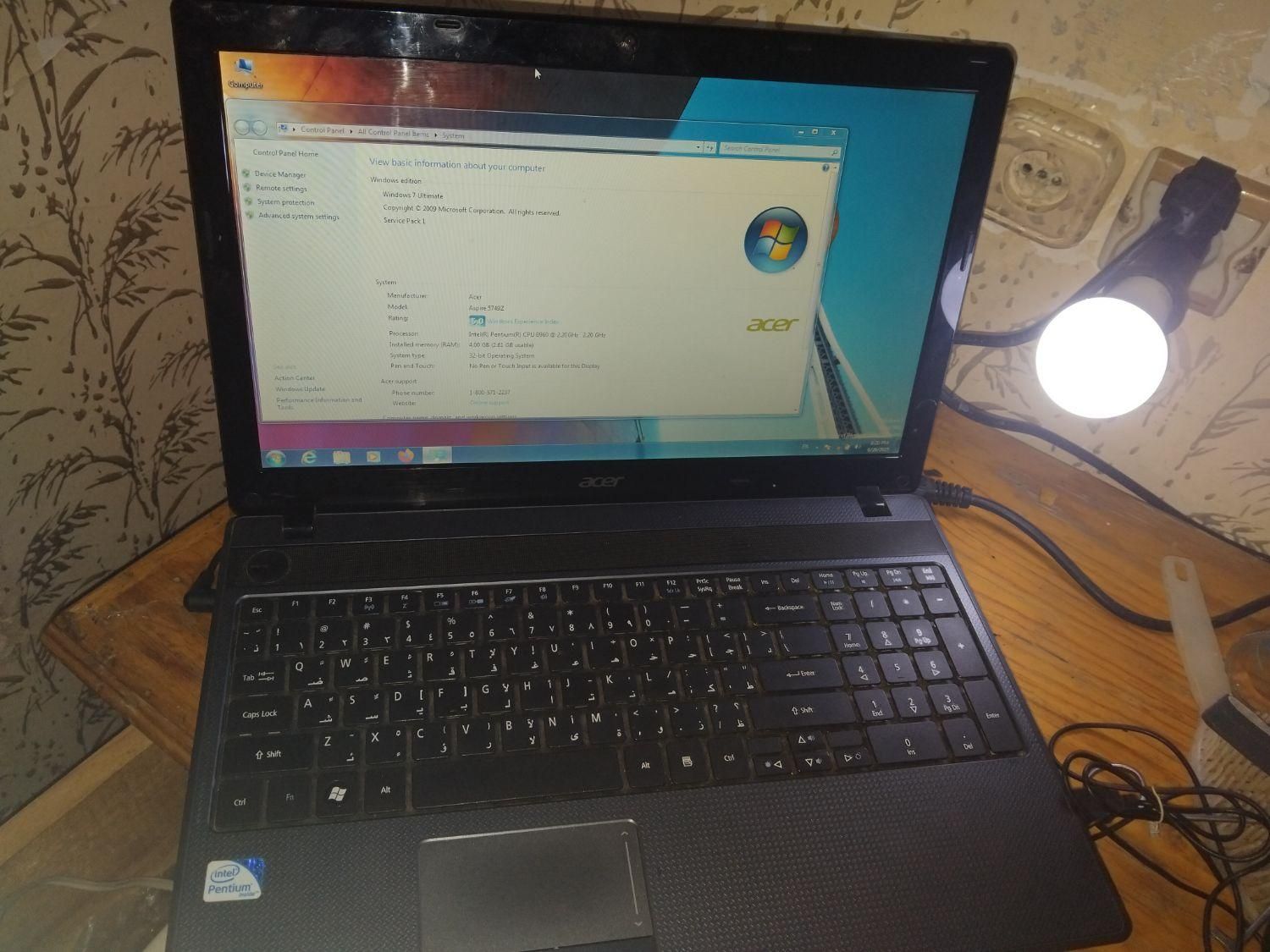 لپتابaser i3 ram4هارد۵۰۰|رایانه همراه|مینودشت, |دیوار