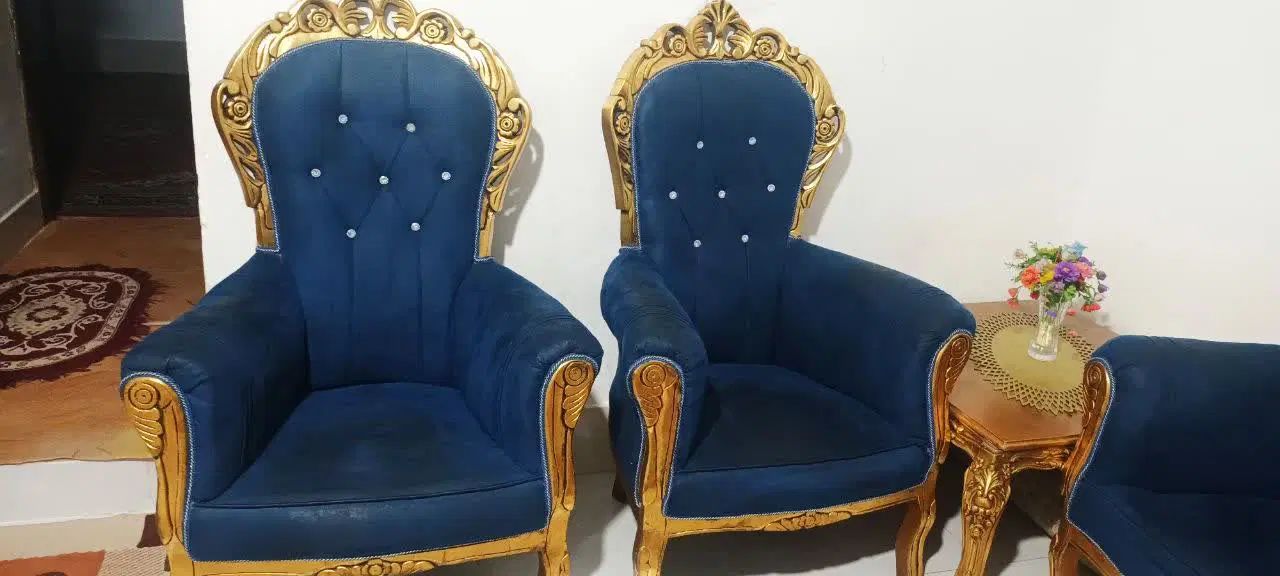 مبلمان استیل 7 نفره|مبلمان خانگی و میز عسلی|مشهد, گاز|دیوار
