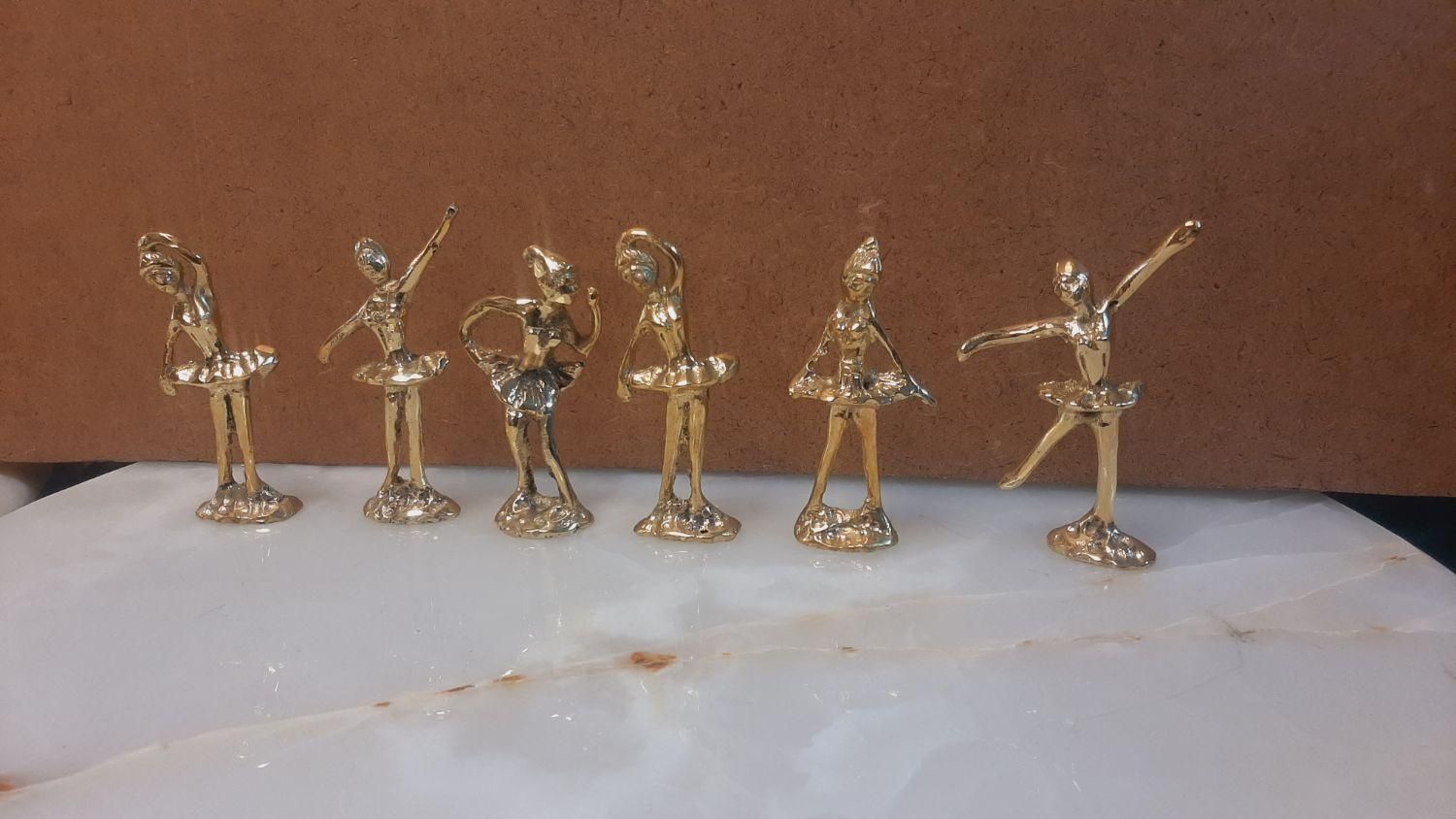ست ۶تایی بالرین رقص باله برنز سوگلی|مجسمه، تندیس، ماکت|زنجان, |دیوار