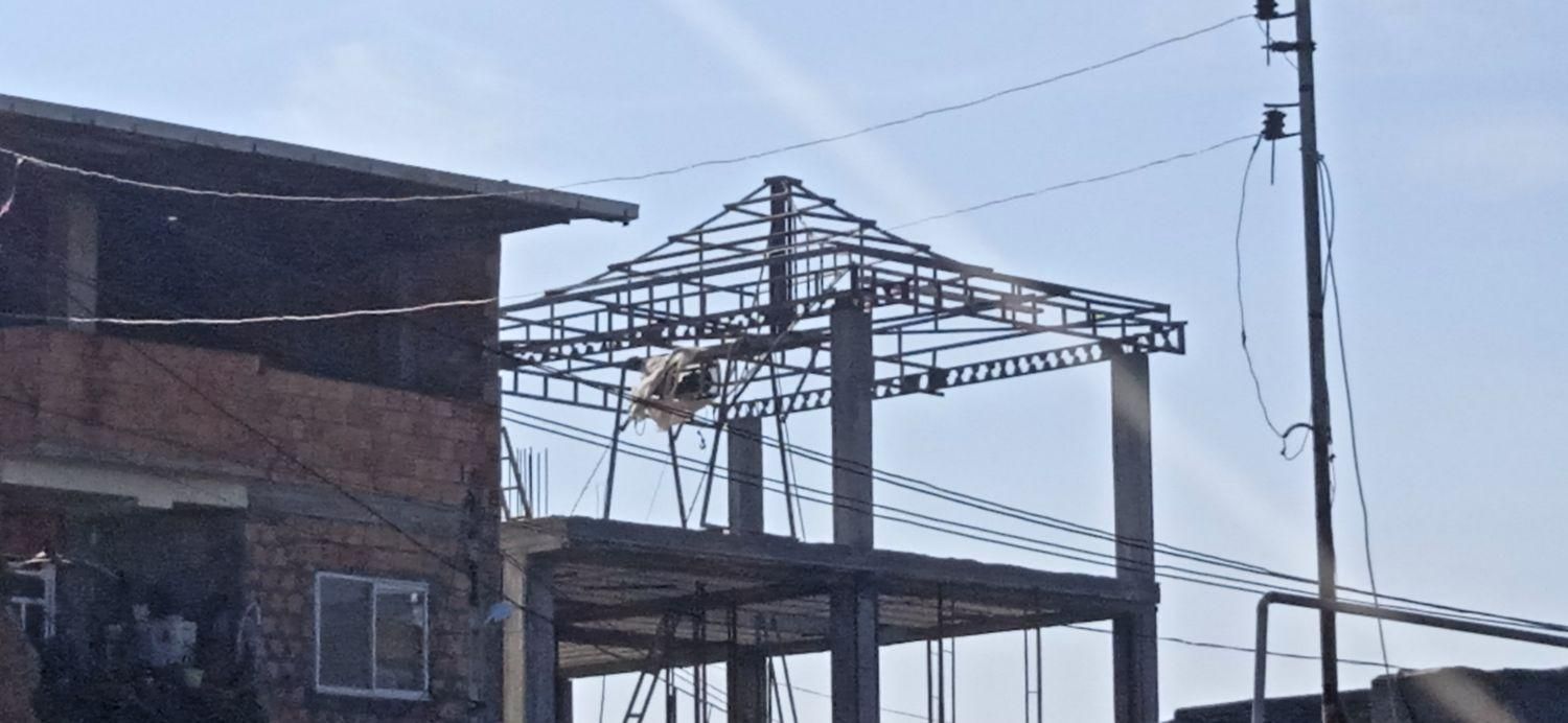 جوشکاری کل ساختمان.. اسکلت فلزی .پله گردون|خدمات پیشه و مهارت|بابل, |دیوار