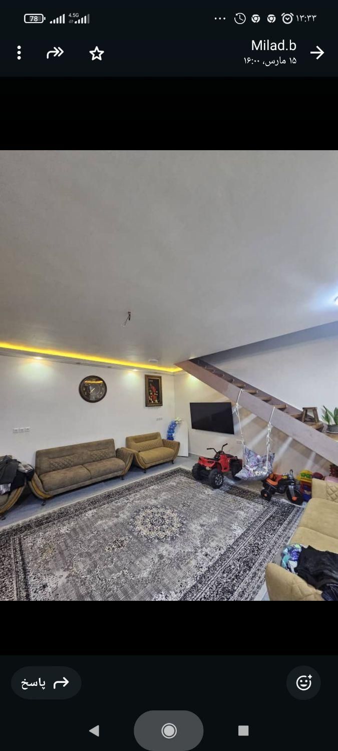 فروش خانه دوبلکس طبقه بالا ۱۴۰ متری ۳ خوابه فاز شش|فروش خانه و ویلا|امیدیه, |دیوار