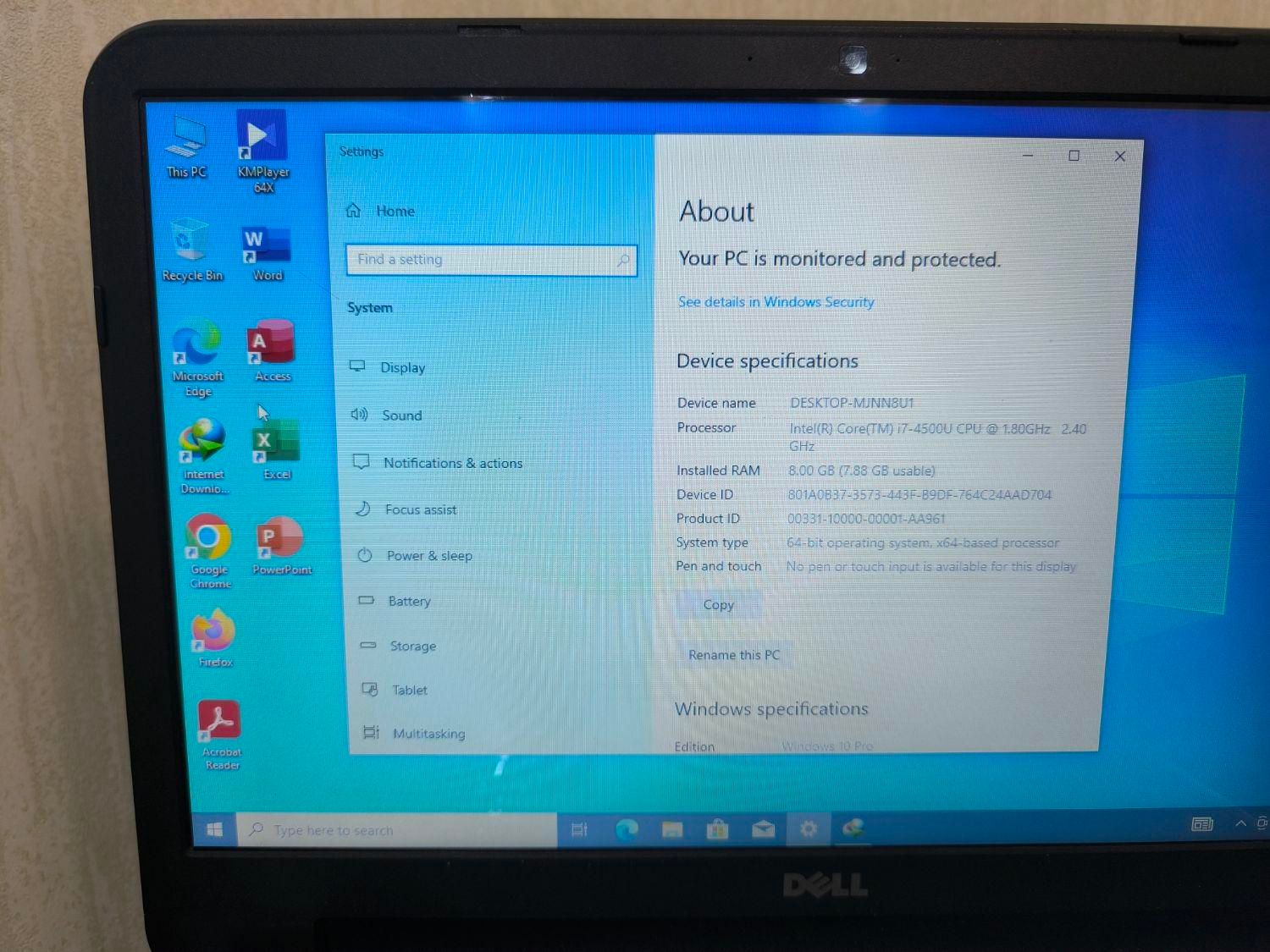 لپ تاپ دل i7 نسل ۴ ، گرافیک دار با هارد SSD|رایانه همراه|شیراز, زرهی|دیوار