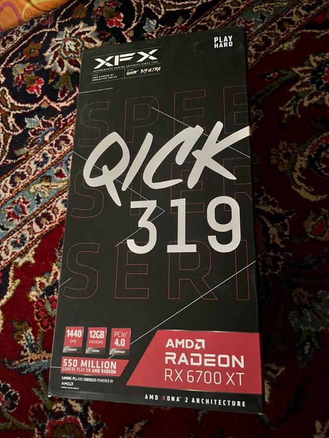 کارت گرافیک 6700XT XFX دوازده گیگ|قطعات و لوازم جانبی رایانه|تهران, امیریه|دیوار