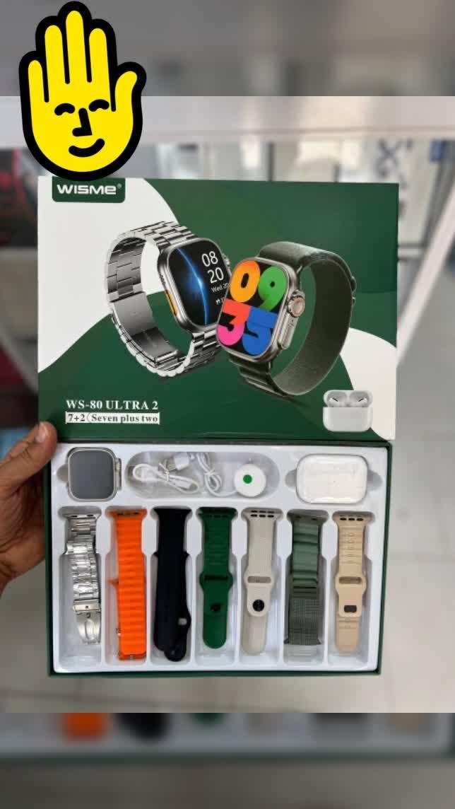 ساعت هوشمند Wisme WS-80 ULTRA با لوازم جانبی|ساعت|آستارا, |دیوار