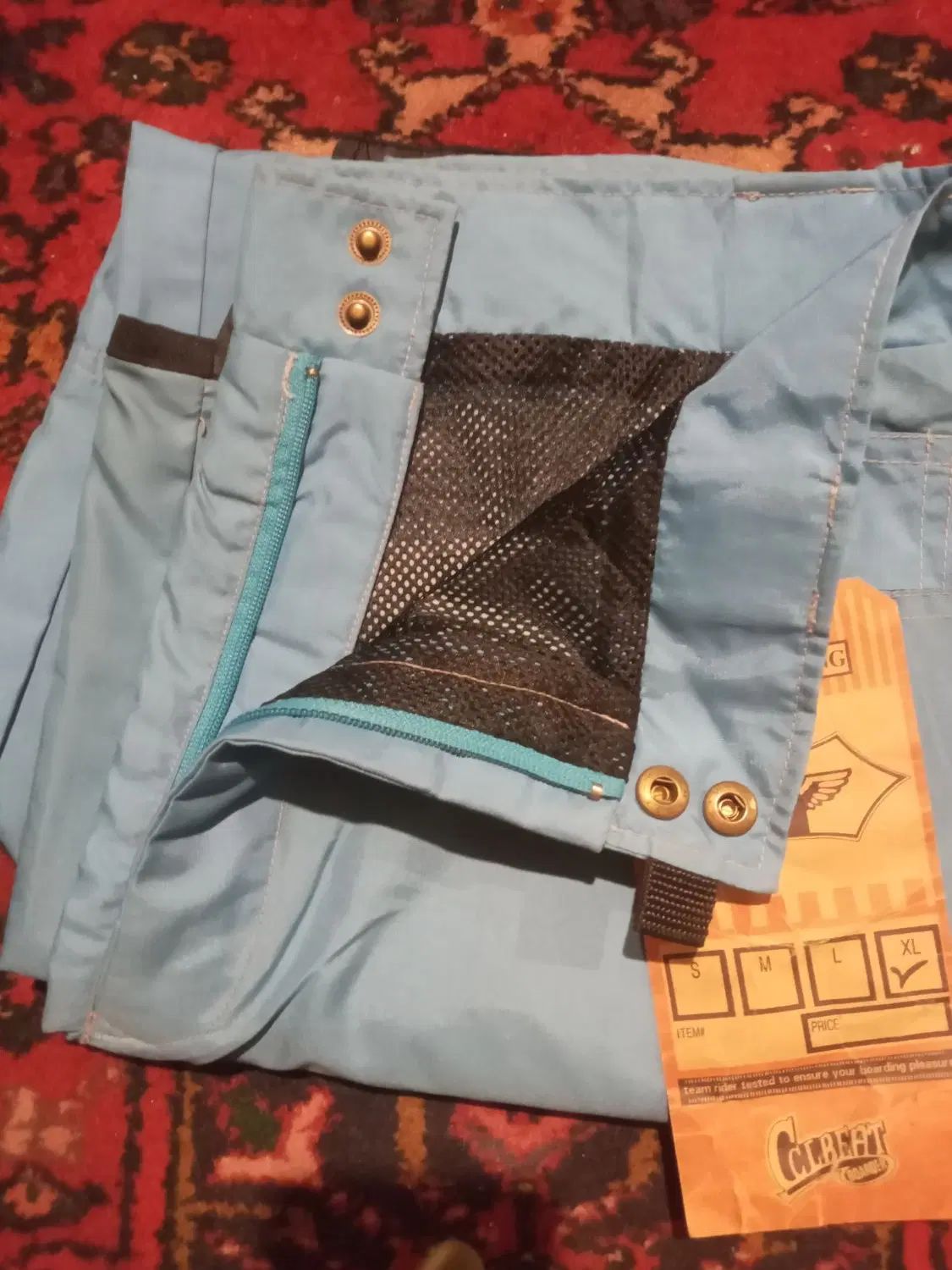شلوار اسکی XL فیروزه ای|لباس|کرج, گلستان|دیوار