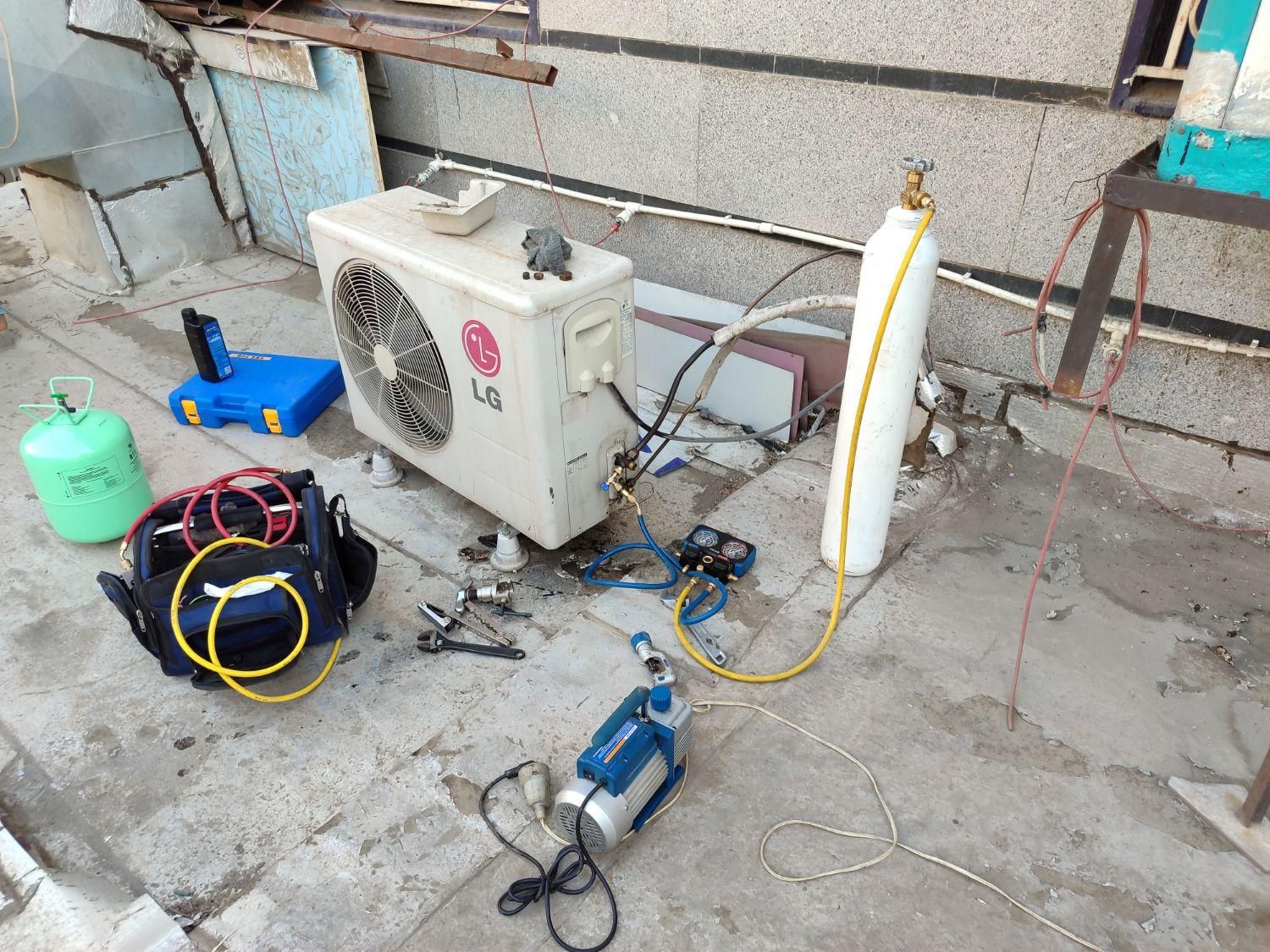 نصب و تعمیر و سرویس کولر گازی و پکیج لوله کشی مسی|خدمات پیشه و مهارت|تهران, شهرک چیتگر|دیوار