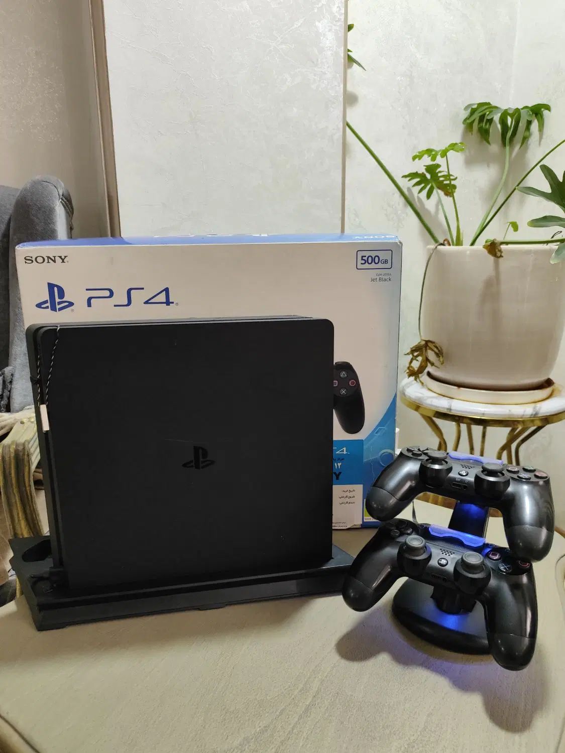 ps4 slim 500g کپی خور دو دسته|کنسول، بازی ویدئویی و آنلاین|تهران, منیریه|دیوار