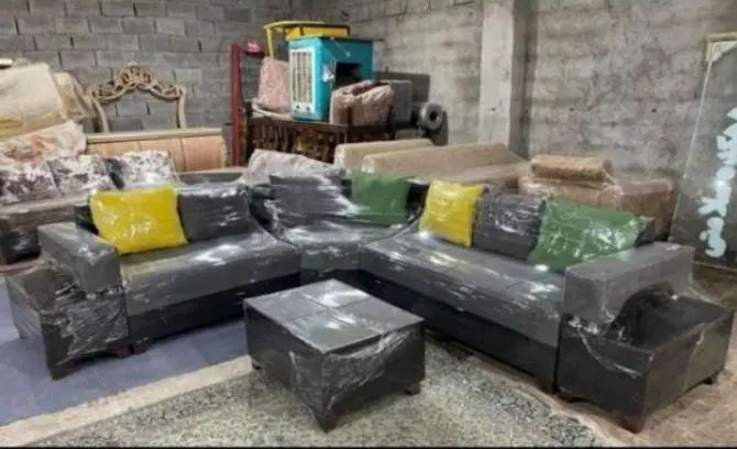 مبلمان ال هفت نفره اماده|مبلمان خانگی و میز عسلی|تهران, شهرک شریفی|دیوار