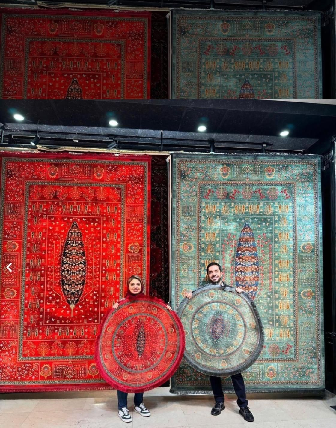 فرش ستاره طلایی مشهد ۱۲۰۰ شانه ۶،۹،۱۲متری|فرش|شیراز, شهرک سراج‎|دیوار
