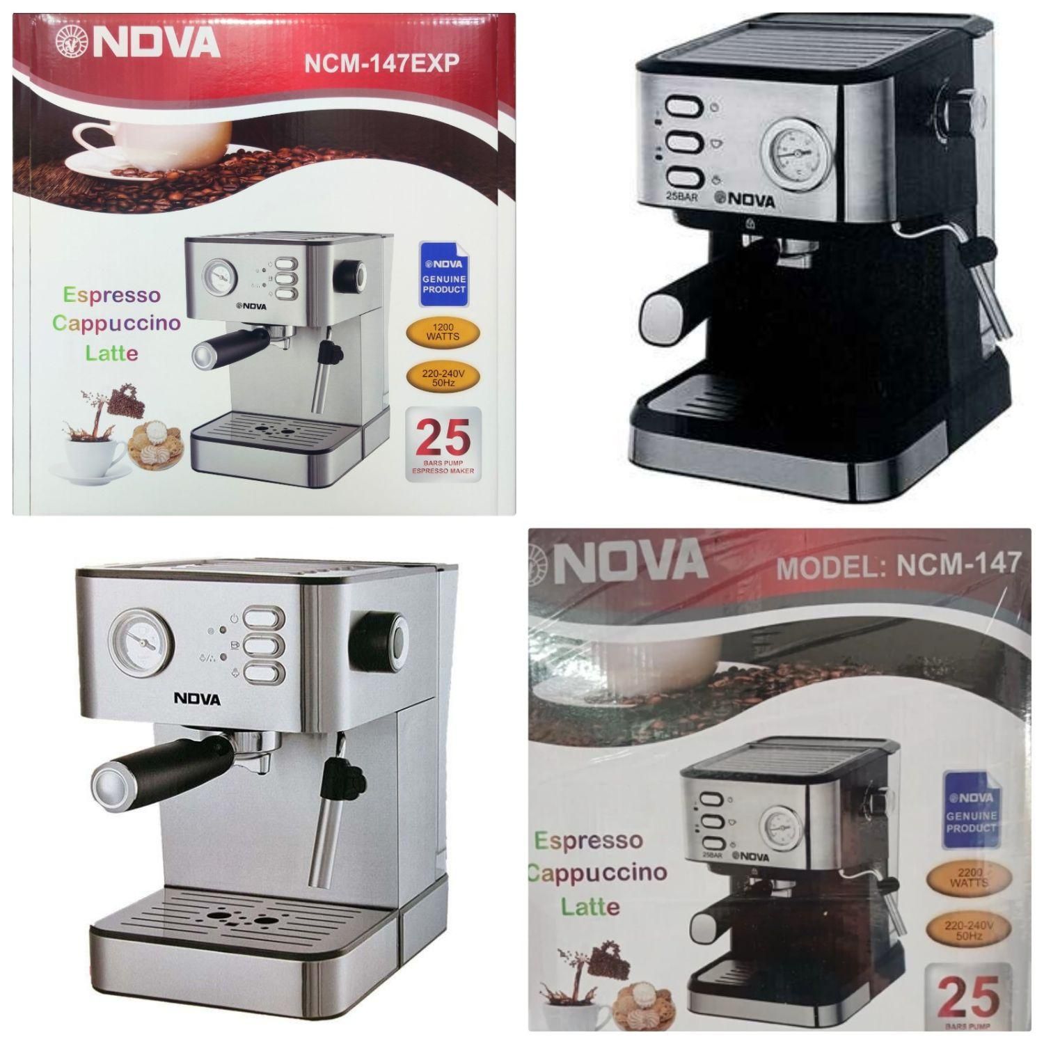 جشنواره فروش چکی، قهوه ساز اسپرسو ساز 25بار NOVA|سماور، چایساز، قهوهساز|یزد, |دیوار