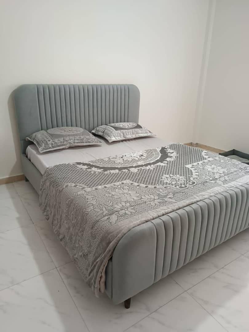 تخت خواب یکنفره/دونفره تمام پارچه سرای خواب آداک|تخت و سرویس خواب|یزد, |دیوار