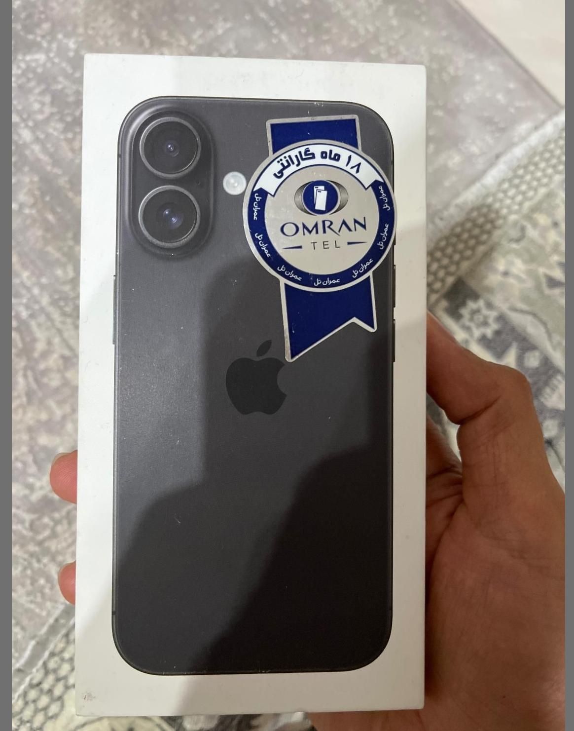 اپل iPhone 16 حافظهٔ ۱۲۸ گیگابایت مشکی|موبایل|تهران, ظهیرآباد|دیوار