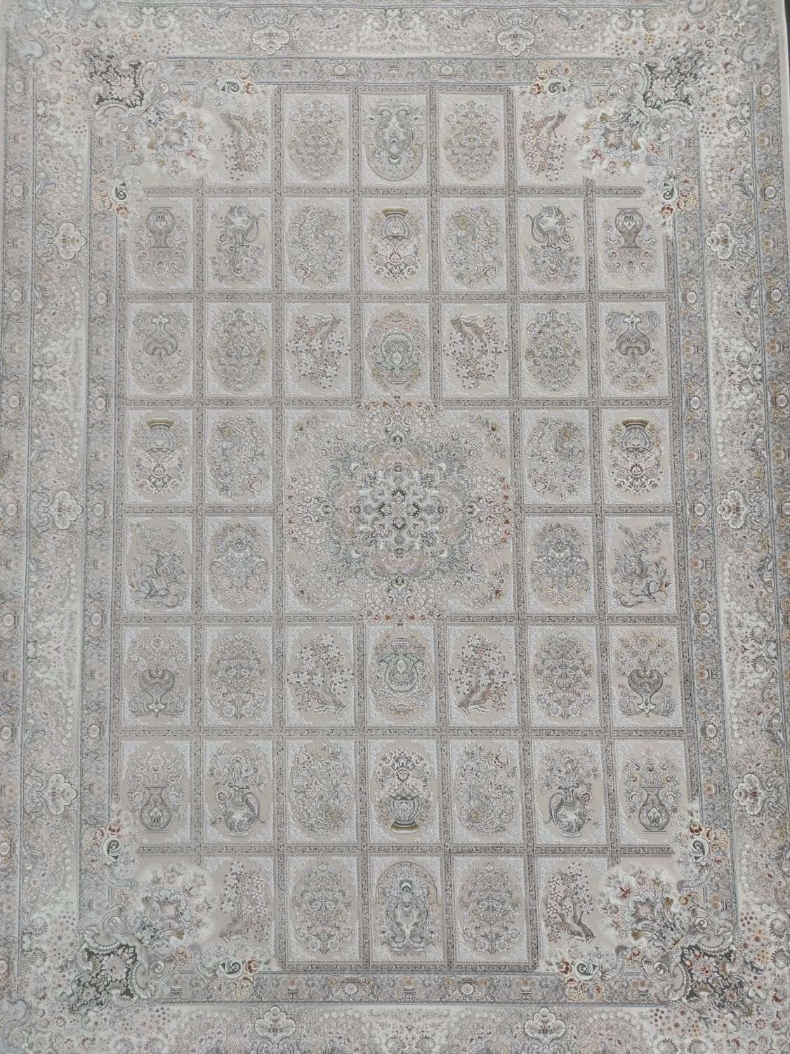 اطلس نقره ای ۱۵۰۰شانه|فرش|تهران, نعمت‌آباد|دیوار