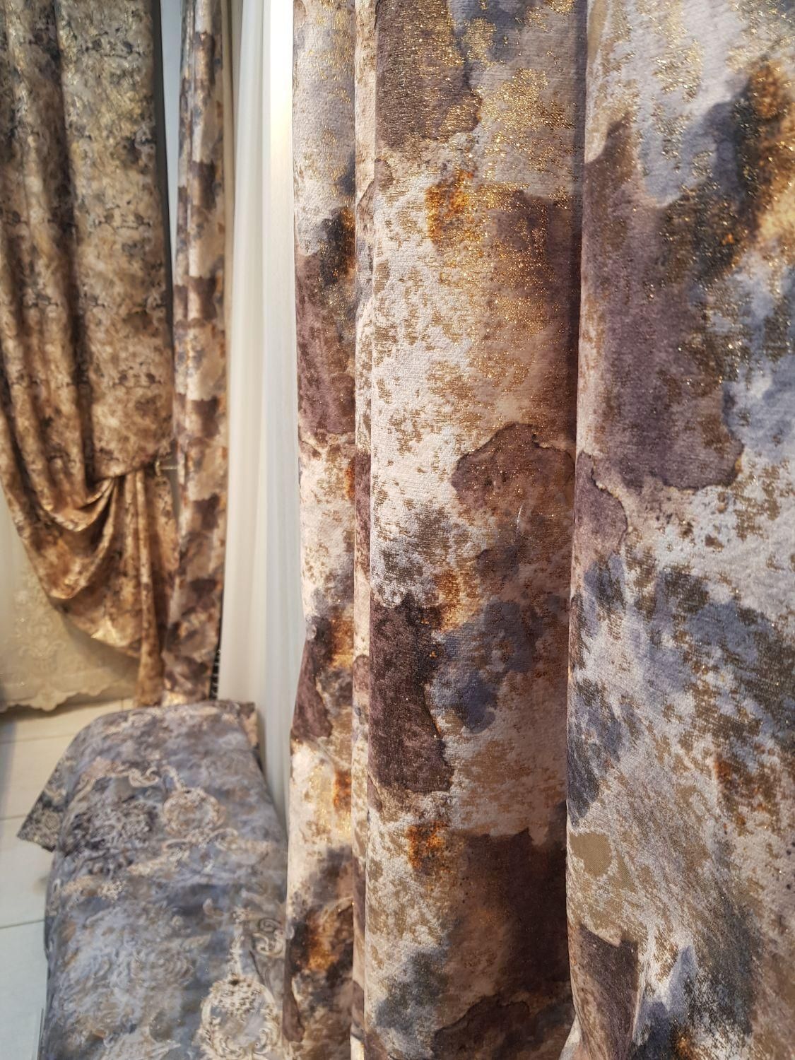 تمام اقساط بدون بهره پرده توری ساده دکوری زبرا و..|پرده، رانر، رومیزی|تبریز, |دیوار