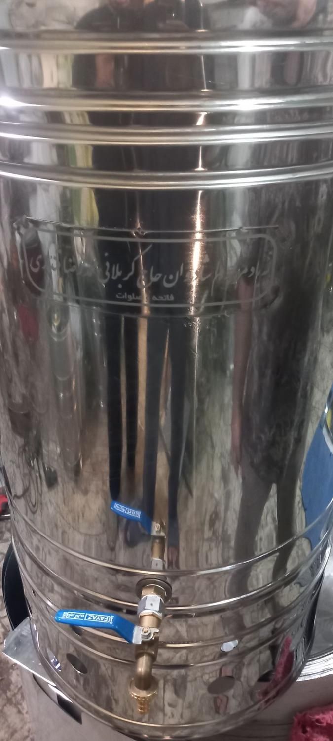 سماور استیل گازی بزرگ مسجدی هیتی ترموکوپلدار|سماور، چای‌ساز، قهوه‌ساز|مشهد, کوی دروی|دیوار
