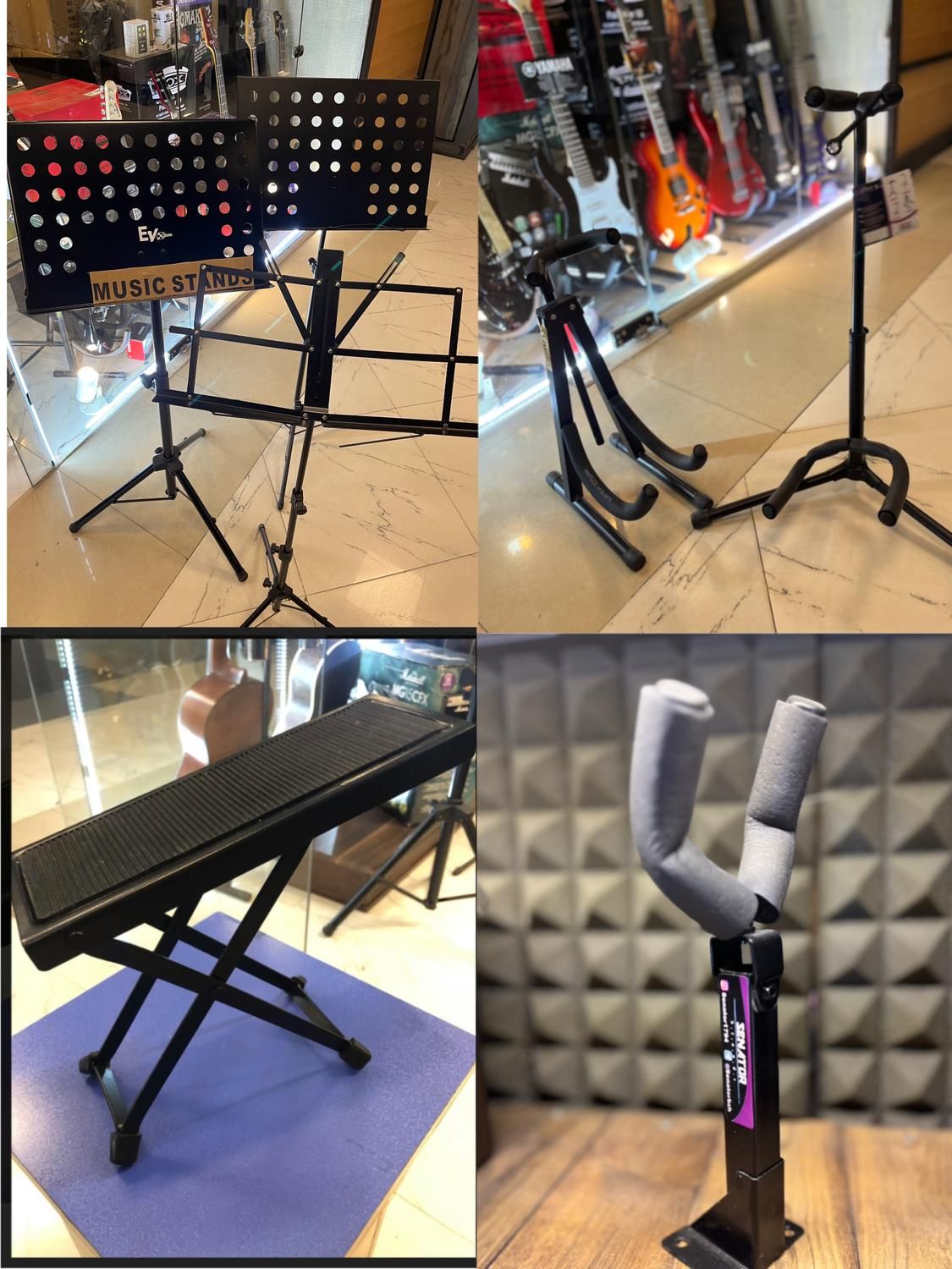 پایه گیتار پایه نت زیرپایی گیتار|گیتار، بیس، امپلیفایر|مشهد, شهید فرامرز عباسی|دیوار