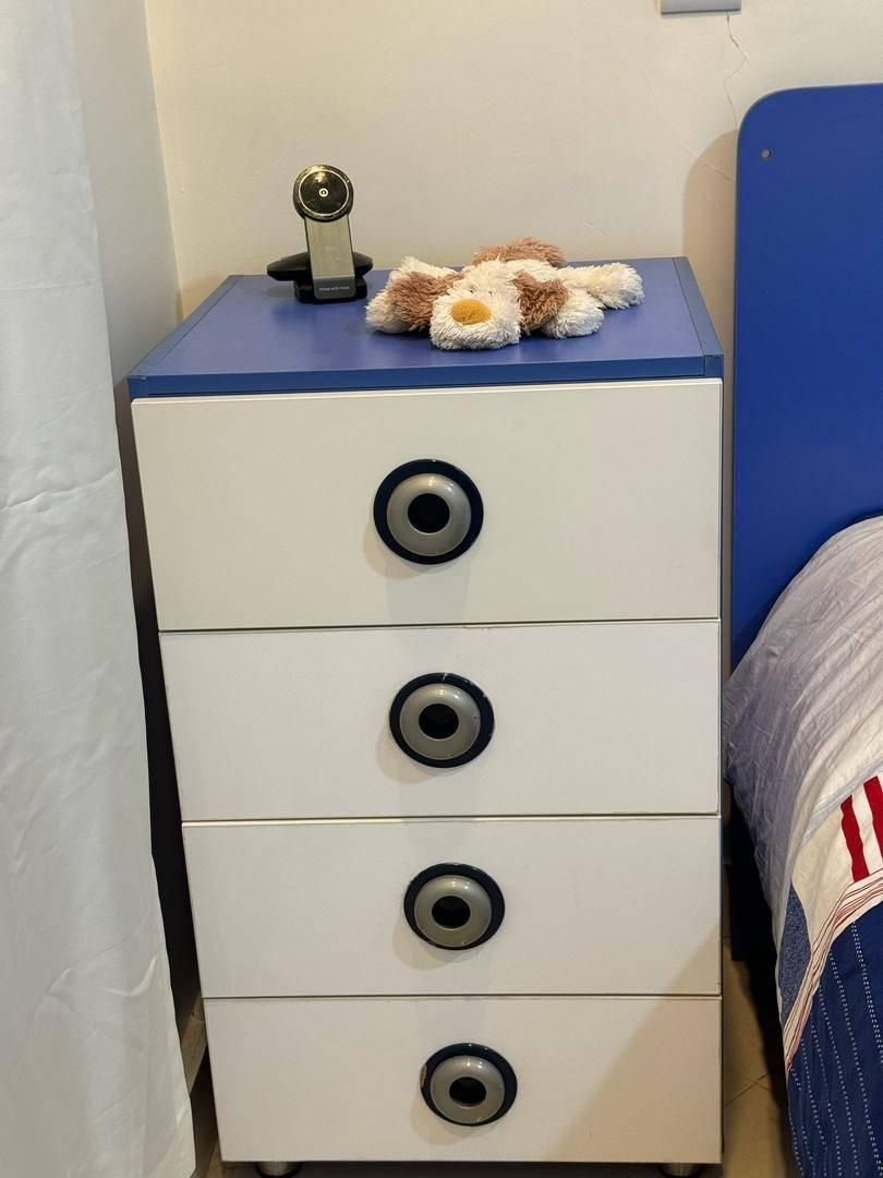 سرویس خواب باتشک طبی و کمدو میز تحریرو کتابخانه|تخت و سرویس خواب|تهران, باغ فیض|دیوار