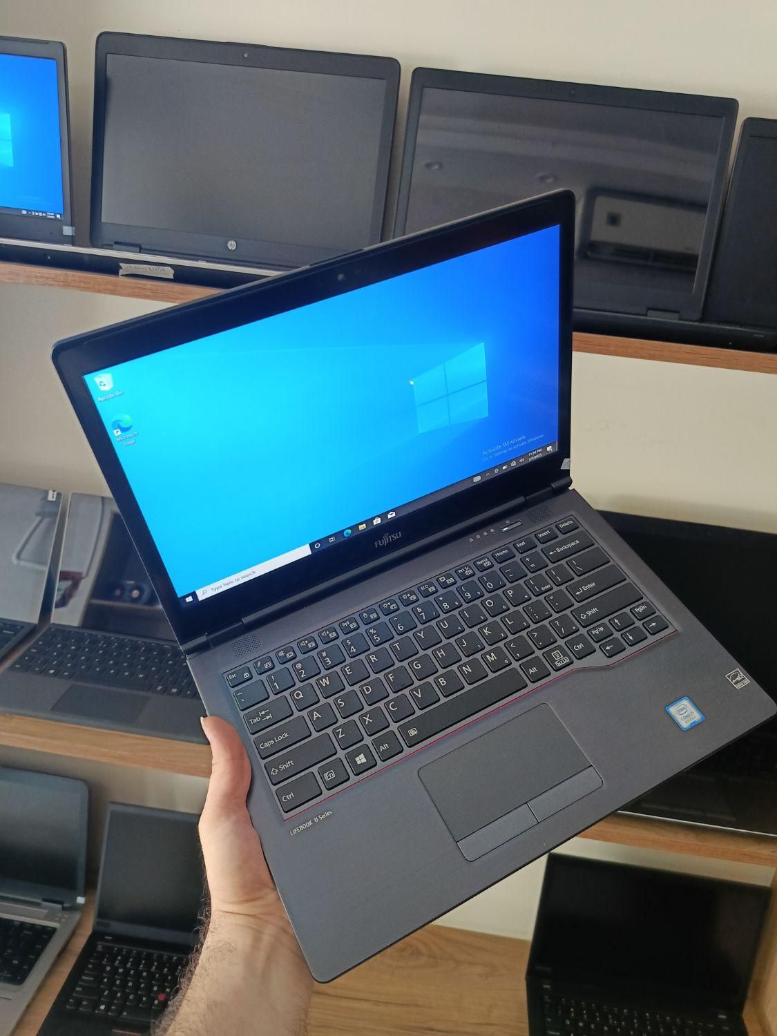 لپتاپ فوجیتسو ژاپن i7 8565 رم8 هاردssd صفحه لمسی|رایانه همراه|مشهد, گوهرشاد|دیوار