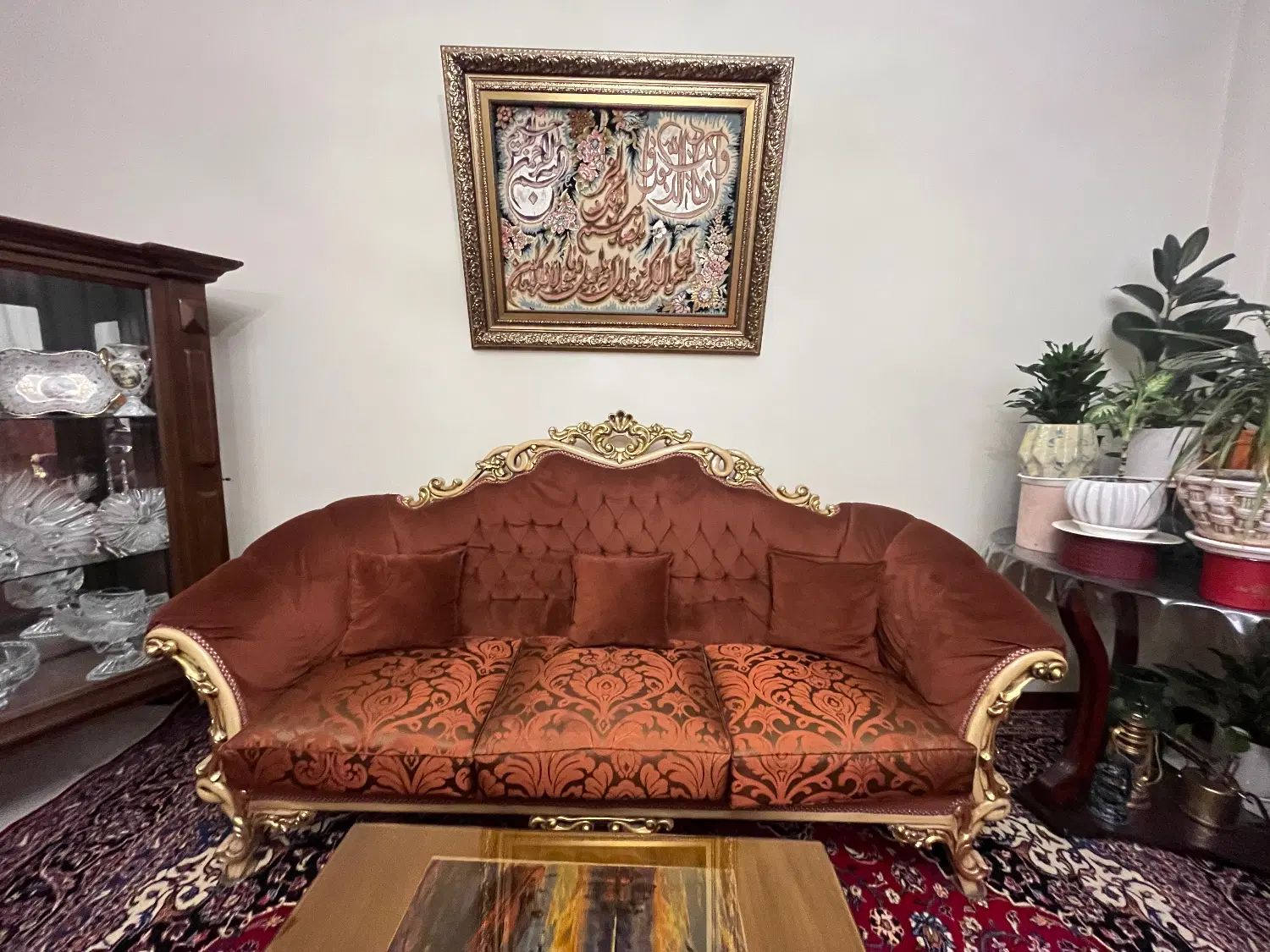 نیم ست استیل با روکش مخمل|مبلمان خانگی و میز عسلی|تهران, ارامنه|دیوار