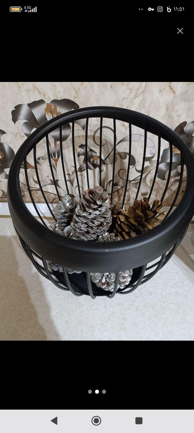 ظروف فلزی طرح ایکیا مخصوص نان و میوه و پذیرایی|ظروف سرو و پذیرایی|شیراز, اصلاح‌نژاد|دیوار