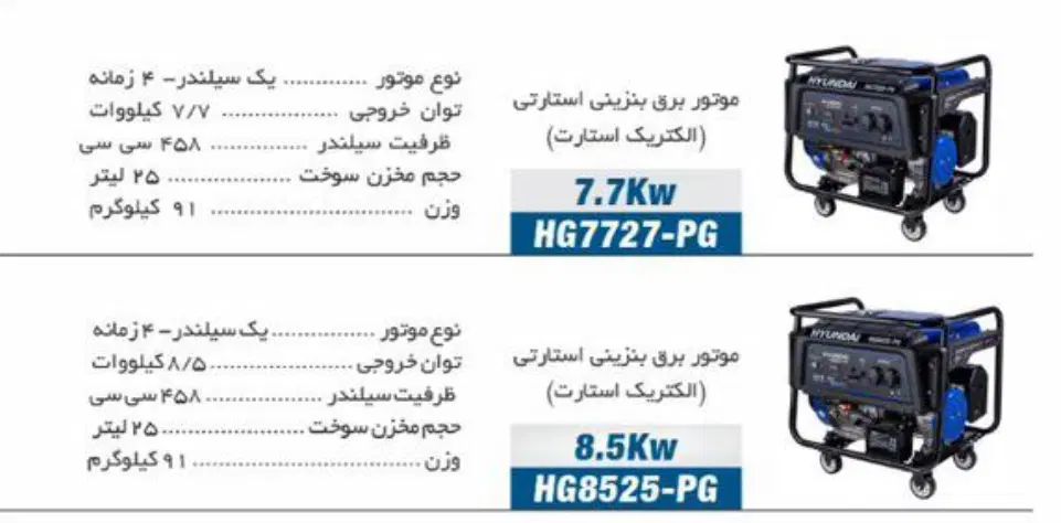 موتور برق هیوندایی ۸.۵ کیلو وات|ماشین‌آلات صنعتی|تهران, ونک|دیوار