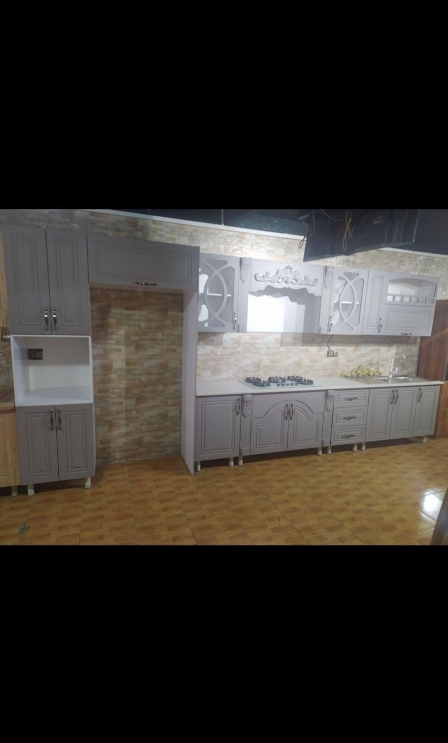 کابینت طوسی تیره و سوپر مات کد 524241|مصالح و تجهیزات ساختمان|کوچصفهان, |دیوار