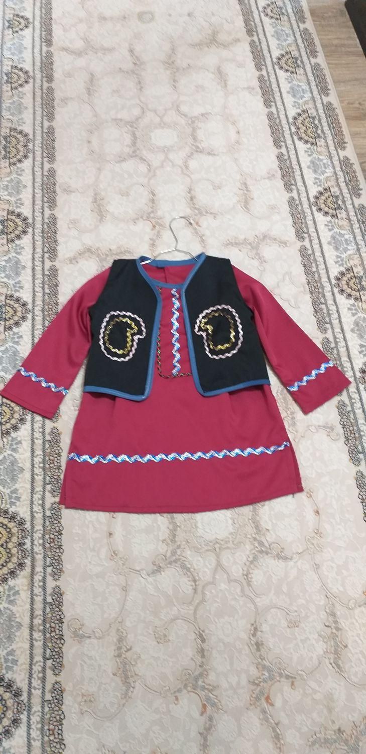 لباس محلی بچه گانه مناسب جشن یلدا|کفش و لباس بچه|کرمان, |دیوار