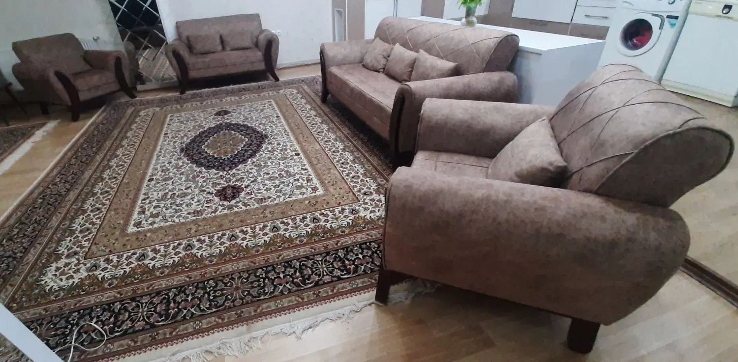 مبل اسکارلت ۷ نفره  راحتی شیک با قیمت منطقی|مبلمان خانگی و میز عسلی|کرمانشاه, |دیوار