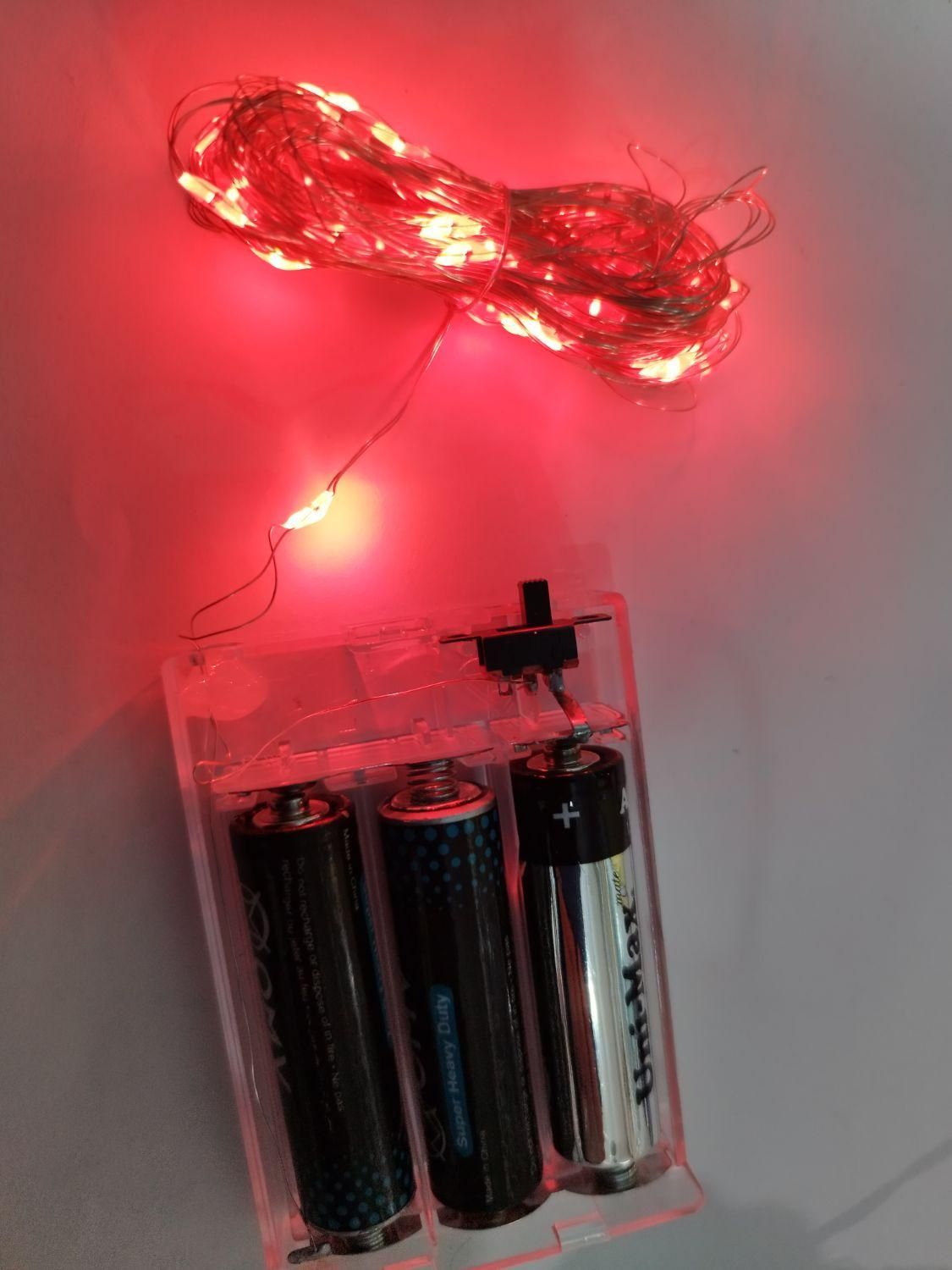 ریسه مفتولی  باتری خور|ریسه و چراغ تزئینی|قم, نیروگاه|دیوار