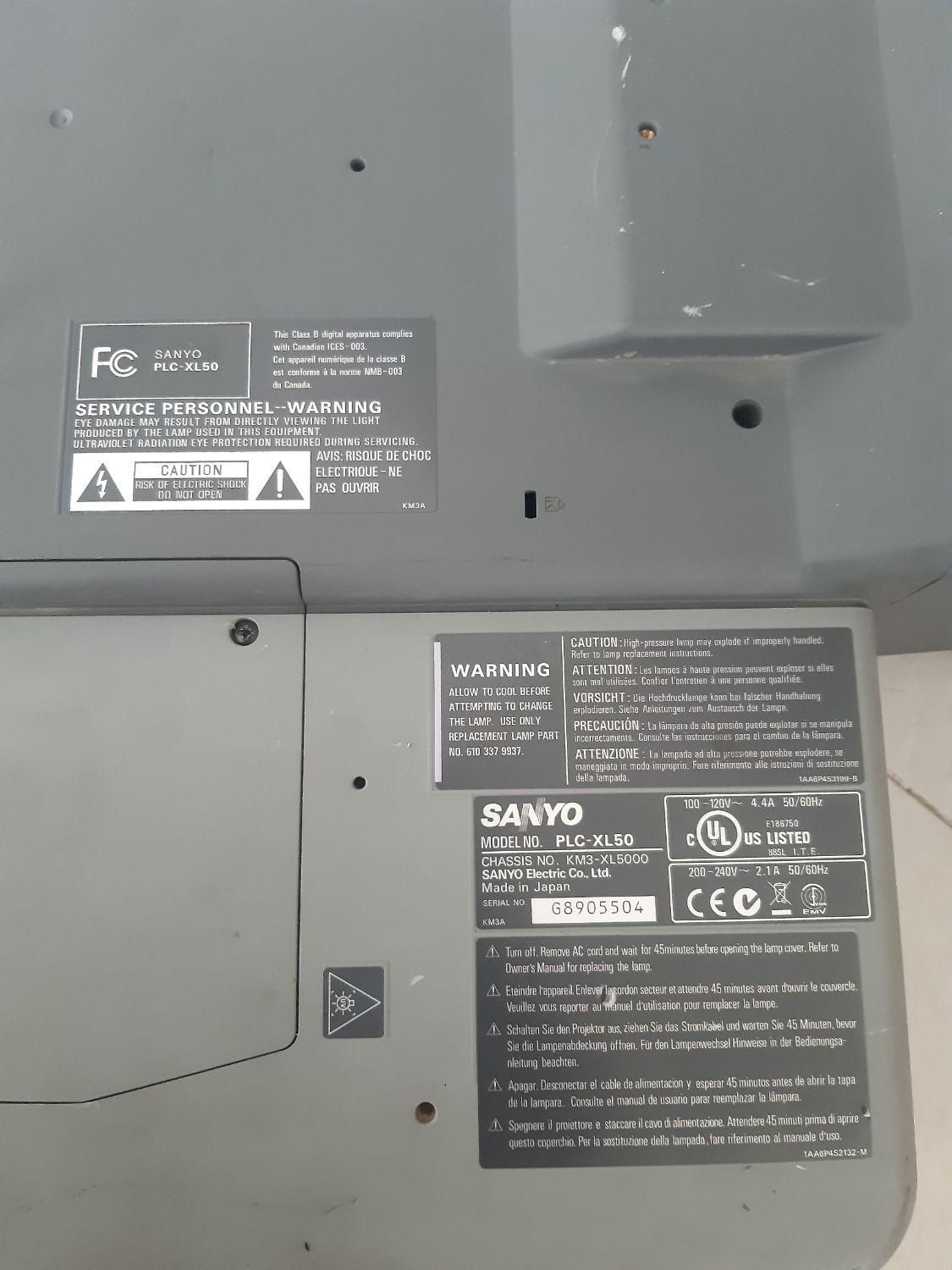 ویدیو پرژکتور SANYO|تلویزیون و پروژکتور|تهران, خانی‌آباد|دیوار